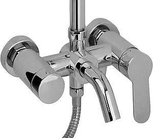 Душевая система со смесителем для ванны Timo Polo хром SX-1100 chrome Душевая система со смесителем для ванны Timo Polo хром SX-1100 chrome, 4