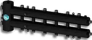 Распределительный коллектор 7 контуров с гидрострелкой 1¼"н x 1"н Север-R-М7 1945072 Распределительный коллектор 7 контуров с гидрострелкой 1¼"н x 1"н Север-R-М7 1945072, 1