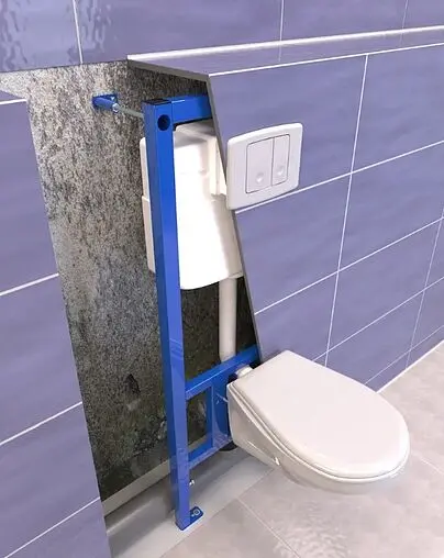 Инсталляция для подвесного унитаза Set 3 в 1 Ани Пласт WCP1110 с кнопкой белый глянцевый Инсталляция для подвесного унитаза Set 3 в 1 Ани Пласт WCP1110 с кнопкой белый глянцевый