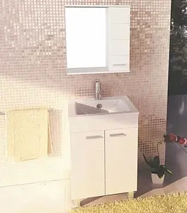 Шкаф-зеркало Comforty Модена 60 белый 00003120315CF Шкаф-зеркало Comforty Модена 60 белый 00003120315CF, 3