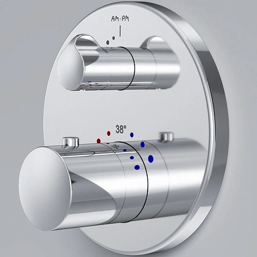 Термостат для 2 потребителей Am.Pm Like хром F8085500