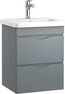 Тумба-умывальник подвесная ISVEA Neo 50 серый 21NGS329050E Тумба-умывальник подвесная ISVEA Neo 50 серый 21NGS329050E, 1