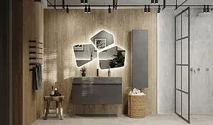 Тумба-умывальник подвесная Raval Facet 100 антрацит Fac.01.100/P/A/RL+Fac.08.100/Bet/RL Тумба-умывальник подвесная Raval Facet 100 антрацит Fac.01.100/P/A/RL+Fac.08.100/Bet/RL, 5