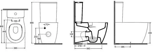 Бачок для унитаза Allen Brau Fantasy белый 4.11010.20
