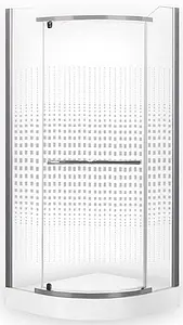 Душевое ограждение 900x900мм прозрачное/матовое стекло Roltechnik Austin AUSTIN/900 N0018 Душевое ограждение 900x900мм прозрачное/матовое стекло Roltechnik Austin AUSTIN/900 N0018, 1