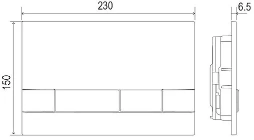 Комплект 5 в 1 Lemark Peneda+Bit+ Glazer Black 100802235 с кнопкой Bit 9802006 черный матовый soft touch