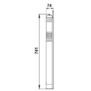 Насос скважинный центробежный 3" Grundfos SQЕ 1-50 96510141 Насос скважинный центробежный 3" Grundfos SQЕ 1-50 96510141, 2