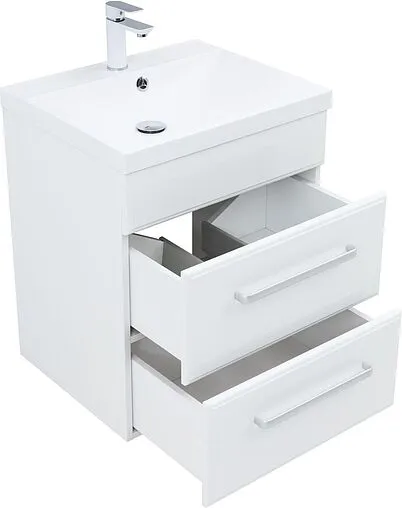 Тумба под умывальник Aquanet Лукка 60 белый 00302396