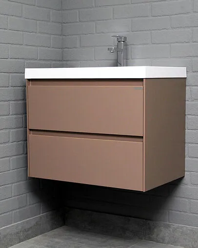 Тумба под умывальник подвесная Домино Verona 70 мокко DV2501T