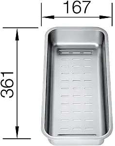 Коландер Blanco нержавеющая сталь 223077 Коландер Blanco нержавеющая сталь 223077, 2