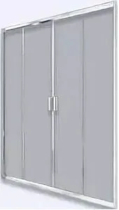 Дверь в нишу 1200мм прозрачное, матовое стекло Ravak Blix BLDP4-120 0YVG0C00ZG, 4