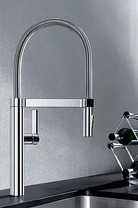 Смеситель для кухни с выдвижным изливом Blanco Culina-S нержавеющая сталь 517598, 4