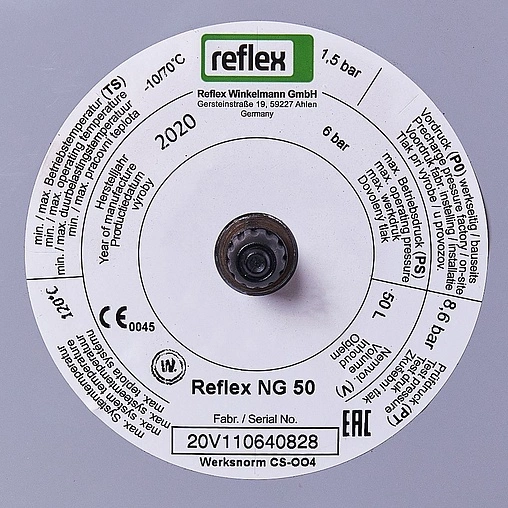 Расширительный бак Reflex NG 50л 6 бар 8001011