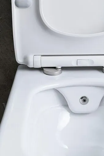 Унитаз подвесной безободковый с функцией биде и встроенным смесителем Allen Brau Liberty белый 4.33009.20