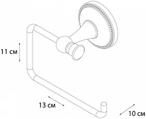 Держатель туалетной бумаги Grampus Alfa бронза GR-9510B, 2