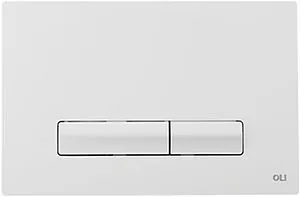 Клавиша смыва для унитаза OLI Glam 139184 белый Клавиша смыва для унитаза OLI Glam 139184 белый, 1