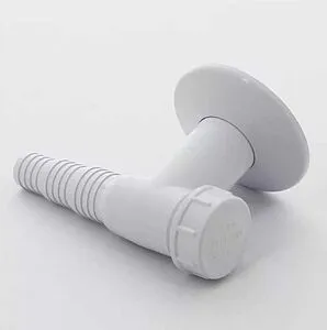 Сифон для бытовой техники наружный Mc Alpine белый WMV-32WH, 3