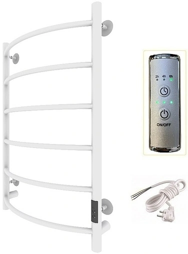 Полотенцесушитель электрический лесенка Тругор Пэк сп 5 80х50 белый ВГП