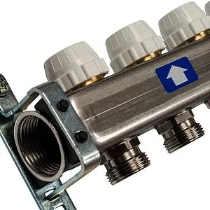 Группа коллекторная с расходомерами 12 отводов 1&quot;в/в x ¾&quot;ек Stout SMS 0917 000012, 5