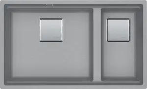 Мойка кухонная Franke Kubus 2 KNG 120 серый камень 125.0528.639, 1