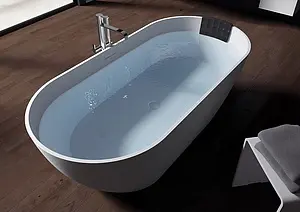 Ванна отдельностоящая из искусственного камня Riho Bilbao 170x80 белый B118001105 Ванна отдельностоящая из искусственного камня Riho Bilbao 170x80 белый B118001105, 4