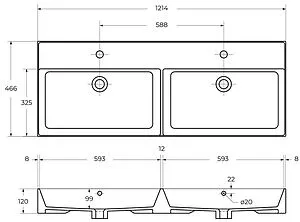 Консоль двухъярусная с умывальником напольная Cezares Cadro 120 чёрный/белый CADRO-120/46/73-2C-PIA-MET-ST+CADRO-120-MENS-BIANCO+CADRO-120-MENS-BIANCO Консоль двухъярусная с умывальником напольная Cezares Cadro 120 чёрный/белый CADRO-120/46/73-2C-PIA-MET-ST+CADRO-120-MENS-BIANCO+CADRO-120-MENS-BIANCO, 5