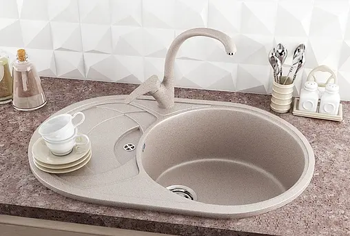 Мойка кухонная Ulgran U-110-302 песочный