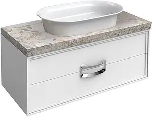 Тумба-умывальник подвесная Kerama Marazzi Canaletto 100 белый CN.100+ Тумба-умывальник подвесная Kerama Marazzi Canaletto 100 белый CN.100+, 1