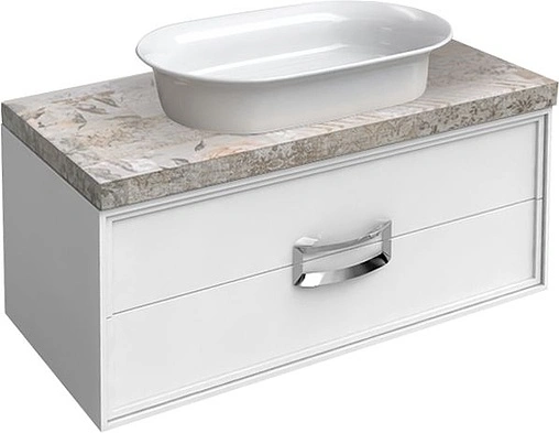 Тумба-умывальник подвесная Kerama Marazzi Canaletto 100 белый CN.100+