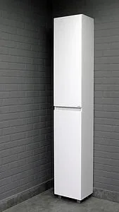 Шкаф-пенал напольный Айсберг Норма 35 белый DA1645P, 3