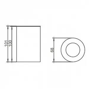 Стакан Aquanet хром 8188 Стакан Aquanet хром 8188, 2