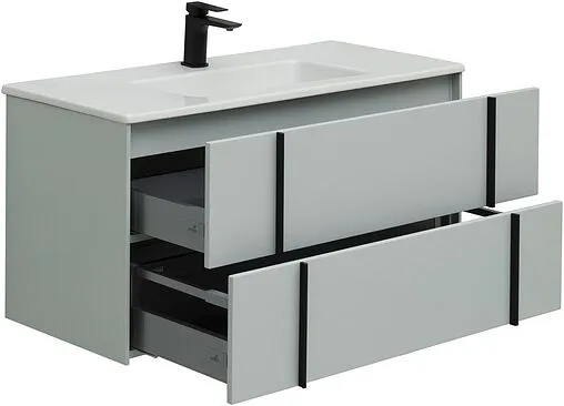 Тумба под умывальник подвесная Allen Brau Reality 100 папирус 1.32007.PWM