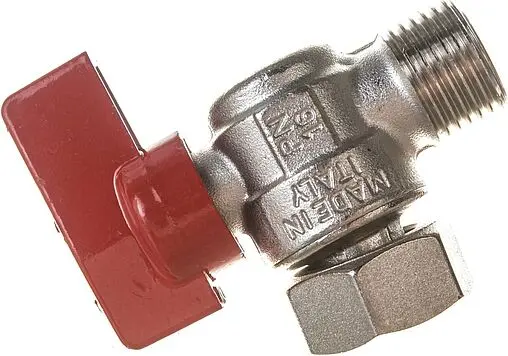 Кран шаровый с накидной гайкой угловой ¾"н x ¾"нг Elsen EV95.3434