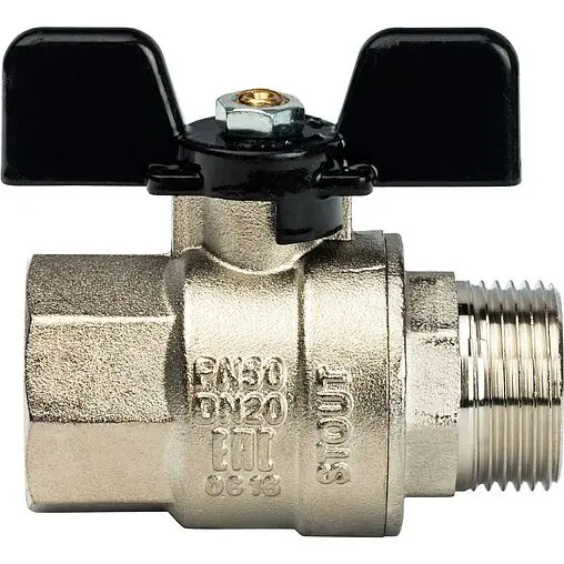 Кран шаровый ¾"в x ¾"н Stout SVB-0004-000020