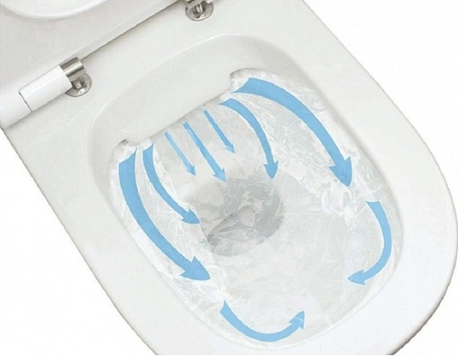 Комплект 6 в 1 Pestan Fluenta Rimless SET40006661PW с кнопкой Play белый глянцевый