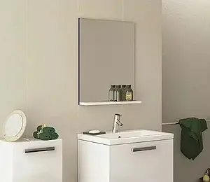 Зеркало Cersanit Melar 50 белый B-LU-MEL Зеркало Cersanit Melar 50 белый B-LU-MEL, 4