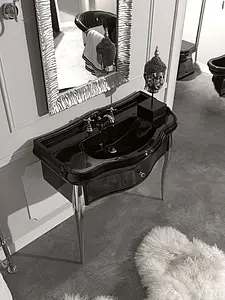 Раковина Kerasan Retro 100 черный 105004*1 Раковина Kerasan Retro 100 черный 105004*1, 3