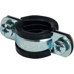 Хомут сантехнический обрезиненный ¾" (25-29мм) Stout SAC-0020-000034 Хомут сантехнический обрезиненный ¾" (25-29мм) Stout SAC-0020-000034, 1