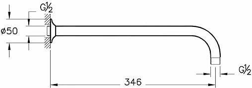 Душевая система со смесителем для душа VitrA Origin хром A49266EXP