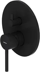 Смеситель для ванны скрытого монтажа Damixa Scandinavian Pure чёрный матовый 367100300 Смеситель для ванны скрытого монтажа Damixa Scandinavian Pure чёрный матовый 367100300, 1