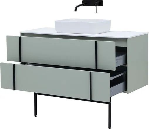 Тумба под умывальник подвесная Allen Brau Reality 120 папирус 1.32008.PWM