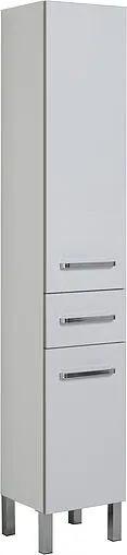 Шкаф-пенал напольный с бельевой корзиной Aquanet Сиена 35 L белый 00189246 Шкаф-пенал напольный с бельевой корзиной Aquanet Сиена 35 L белый 00189246