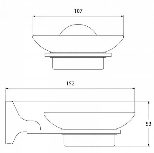 Мыльница IDDIS Mirro хром MIRMBG0i42