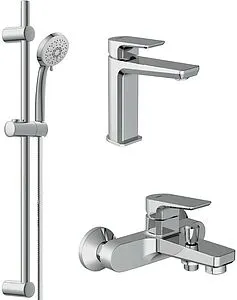 Комплект для ванны 3 в 1 Cersanit Nature хром 64514 Комплект для ванны 3 в 1 Cersanit Nature хром 64514, 1