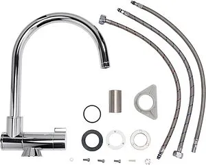 Смеситель для кухни с подключением к фильтру Atoll NKD49N12CP хром ATOFCM890, 4