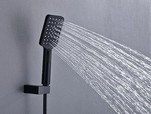 Душевая система с термостатом для ванны Timo Petruma чёрный матовый SX-5149/03SM
