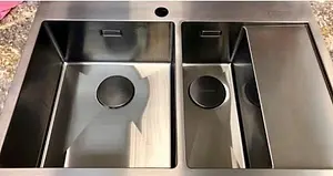 Мойка кухонная Omoikiri Akisame 78-2-IN-L нержавеющая сталь 4973062 Мойка кухонная Omoikiri Akisame 78-2-IN-L нержавеющая сталь 4973062, 3