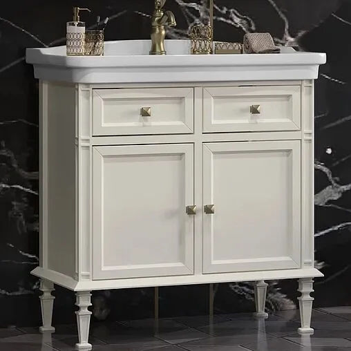 Тумба под умывальник напольный Opadiris Кантара 85 слоновая кость 00-00007479