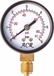 Манометр радиальный ACR 50мм 16 бар ¼&quot;, 1