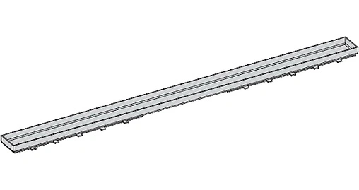 Решетка для лотка под плитку 744мм AlcaPlast Tile-750